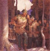 Robin Hood and the Men of Greenwood NC Wyeth
